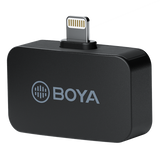 Boya 2.4 GHz Dasspeld Microfoon Draadloos BY-M1LV-D voor iOS