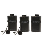 BOYA 2.4 GHz Duo Lavalier Microphone Wireless BY-WM4 Pro-K2