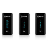 Boya 2,4 GHz Ultra-Kompakt-Mikrofon Wireless BY-XM6-S2