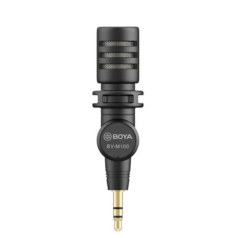 Boya mini microphone condenseur BY-M110 pour 3,5 mm TRR