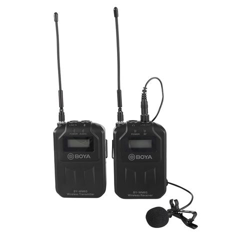 Boya UHF Duo Lavalier Micrófono inalámbrico By-Wm6s