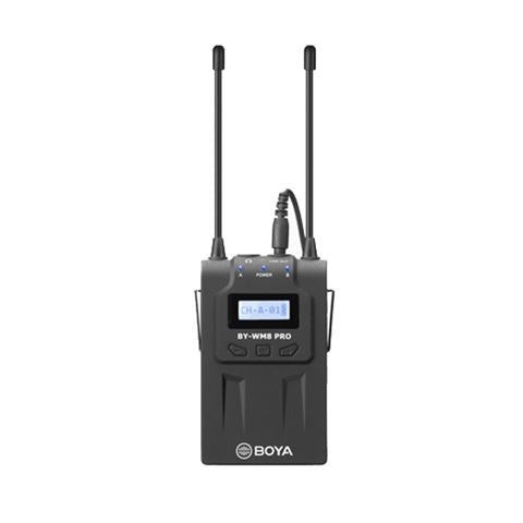 Duo Boya UHF Microfono Lavalier Wireless By-WM8 Pro-K1