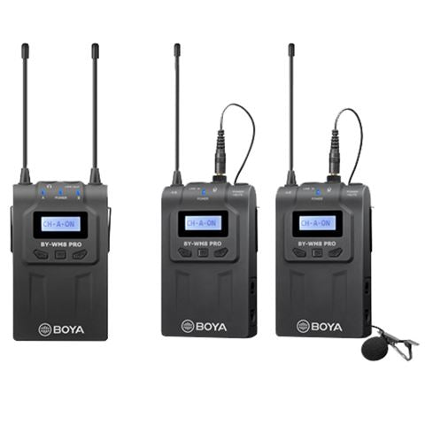 Boya UHF Duo Lavalier Micrófono Wireless By-Wm8 Pro-K2