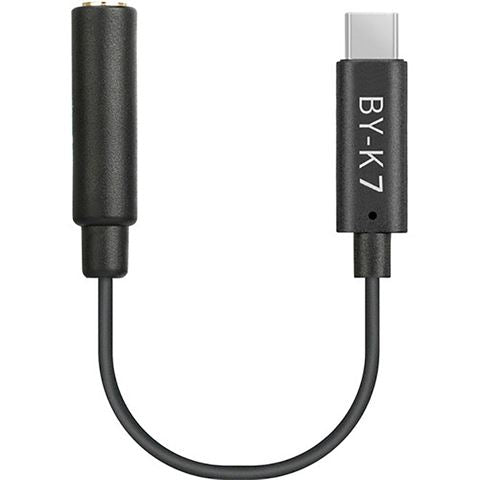 Boya Universal Adapter BY-K7 3,5 mm TRS a USB-C per DJI Osmo Action