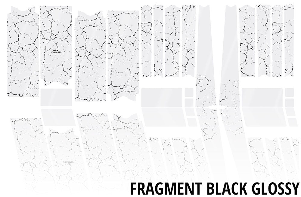 Unleazhed Unscratch – Rahmenschutzfolie Gravel Bike BPG01 Fragment Schwarz