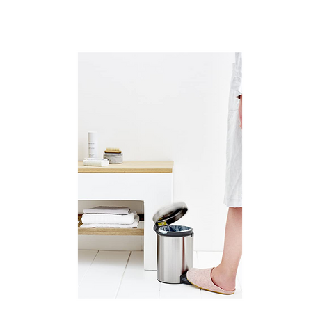 Brabantia Newicon Treteimer 3l mattierter Stahl
