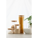 Brabantia pure Vorratsdose 350 ml Glas | 6 Stück