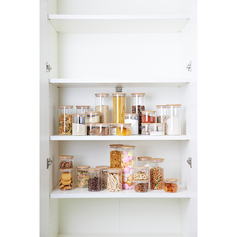 Brabantia pure Vorratsdose 350 ml Glas | 6 Stück