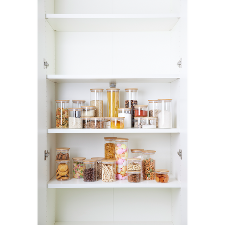 Brabantia pure Vorratsdose 350 ml Glas | 6 Stück