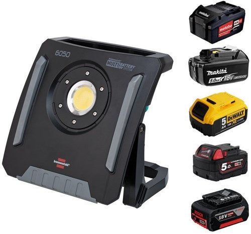 Brennerstuhl 1173140600 | Multibatterie-LED-Baulampe | Hybrid | 6050mh | 6200 lm | IP65 | ohne Batterie - 1173140600