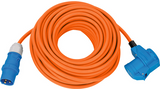 Brennerstuhl Cee-Verlängerungskabel IP44 für Camping Maritim 25 m orange h07rn-f 3g2,5 Cee-Stecker, Winkelkupplung 2 – 1167650525