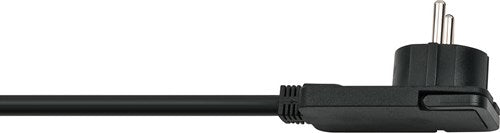 Brennerstuhl Comfort-Line Plus Steckdose mit Flachstecker 4x schwarz 2m h05vv-f 3g1,5 - 1153100100