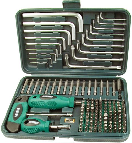 Brüder Mannesmann Bit-Satz 139-teilig (Hobby) - 29805