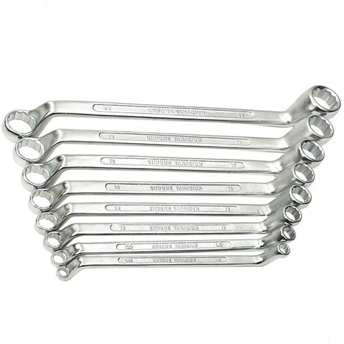 Brüder Mannesmann Ringschlüsselsatz 8-teilig 8-22 mm (Hobby) - 140-8