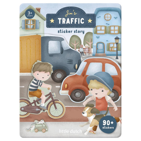 Little dutch stickervellen jim's verkeer