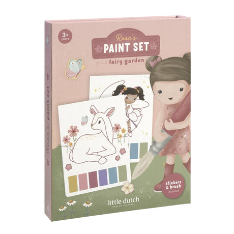 Little dutch waterverfset rosa fairy garden - complete set - cadeautip - creatief speelgoed