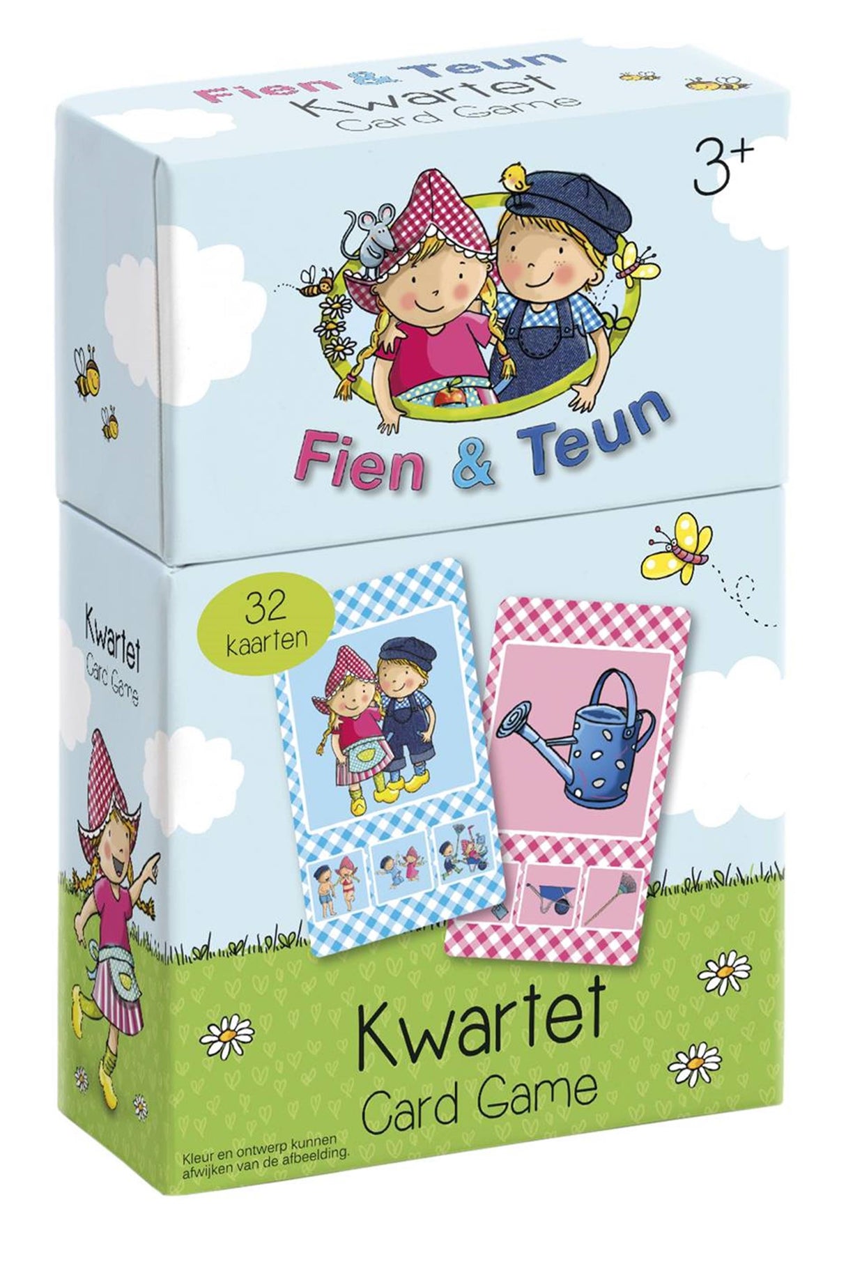 Bambolino fien teun quartet – Bauernhof-Thema, Lernspiel-Geschenktipp – 32 Karten, 8 Quartette – ab 3 Jahren – Spielzeug