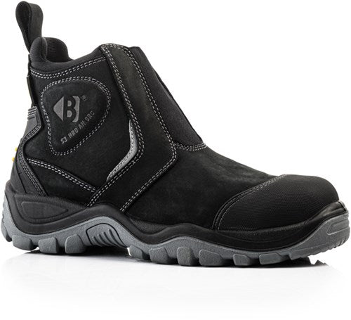 Buckbootz instapper buckshot bsh014 s3 | zwart | maat 43 - 00.176.117.43