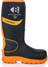 Buckbootz werklaars bbz8000 s5 zwart oranje | zwart oranje | maat 40 - 00.0176.098.40