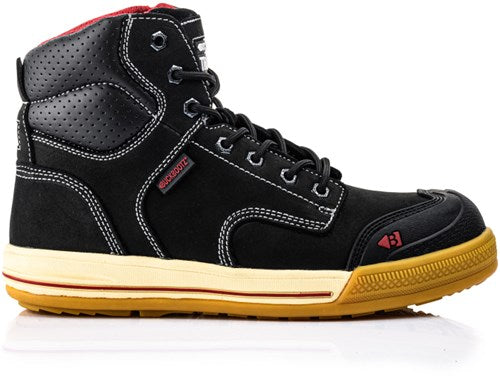 Buckbootz werkschoen largobay sneaker hoog eazy s3 | zwart | maat - 00.176.077.46