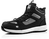 Buckbootz werkschoen largobay sneaker mid baz s1p esd zwart | zwart | maat 44 - 00.176.063.44