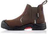 Buckbootz werkschoen nubuckz instapper nkz101brn s3s 2.0 | bruin | maat 42 - 5055138022870