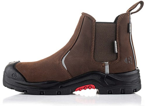 Buckbootz werkschoen nubuckz instapper nkz101brn s3s 2.0 | bruin | maat 43 - 5055138022887