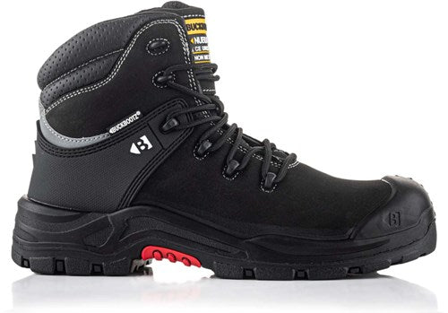 Buckbootz werkschoen nubuckz nkz102blk s3s 2.0 | zwart | maat 47 - 5055138023167