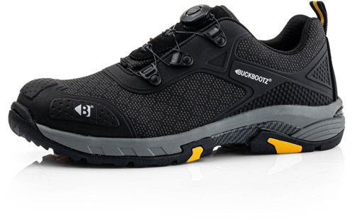 Buckbootz werkschoen tradez wheelz laag s1ps boa | zwart | maat 40 - 5055138027028