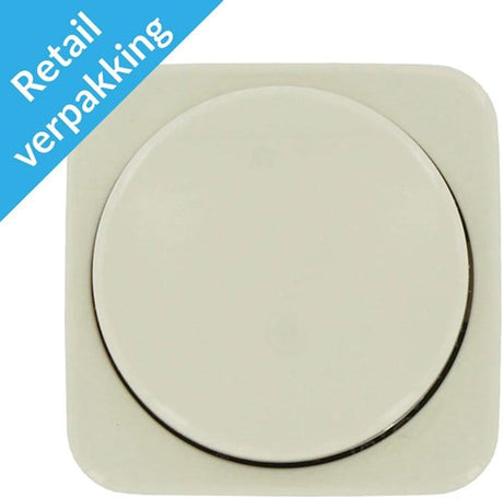Busch Jaeger cremefarbene Abdeckplatte + Dimmerknopf – 4695050