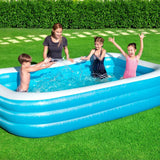 Bestway Family Pool Rechteck Blue Deluxe 305 cm