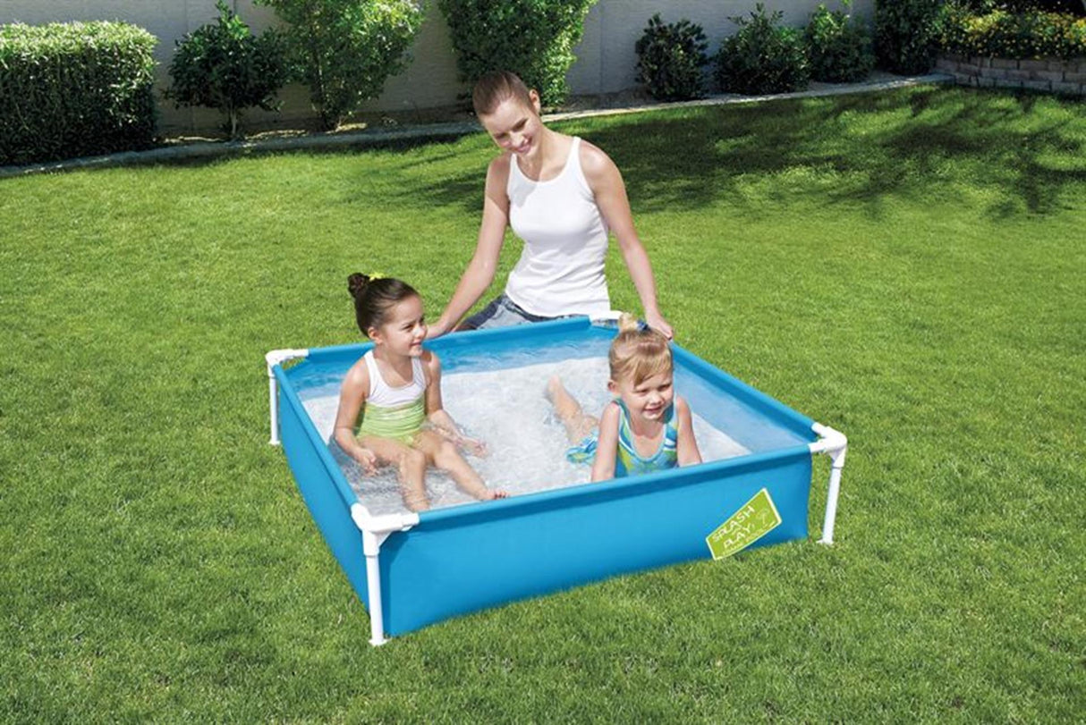 Bestway-Schwimmbecken 1,22 m x 1,22 m x 30,5 cm, mein erster Rahmenpool