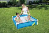 Bestway-Schwimmbecken 1,22 m x 1,22 m x 30,5 cm, mein erster Rahmenpool