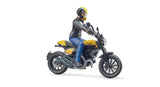 Bruder Motorrad Ducati Scrambler mit Fahrer