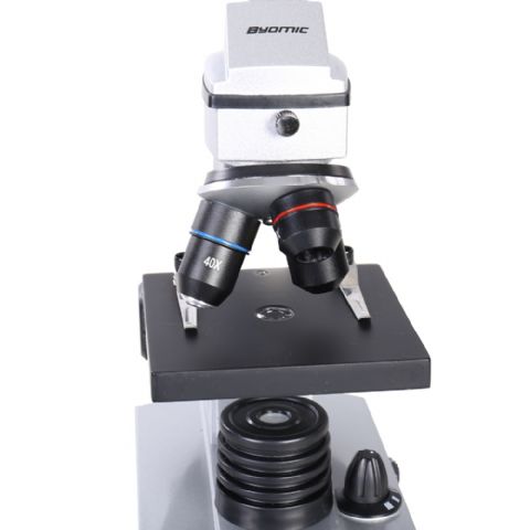 BYOMISKA BEGINNERS MICROSCOPE SET 40X - 1024X i resväskan