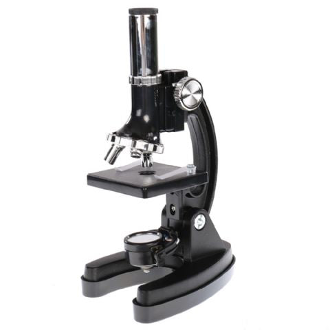 Télescope de jeu de microscope pour débutants byomic dans la valise