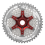 Sunrace CSMX3 10 Geschwindigkeitskassette 11-42t. Silbermetallic