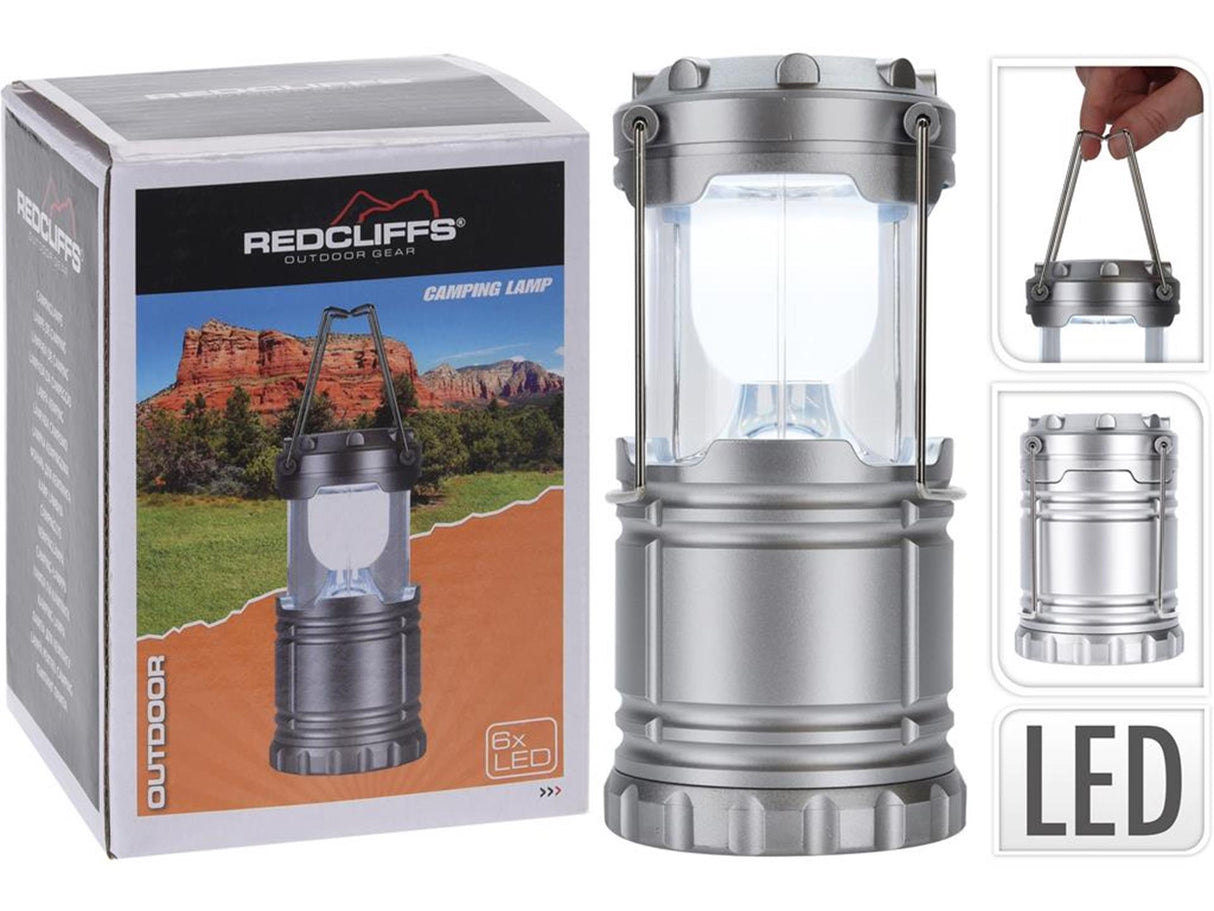 Redcliffs Campinglampe Kunststoff 6x LED h13cm