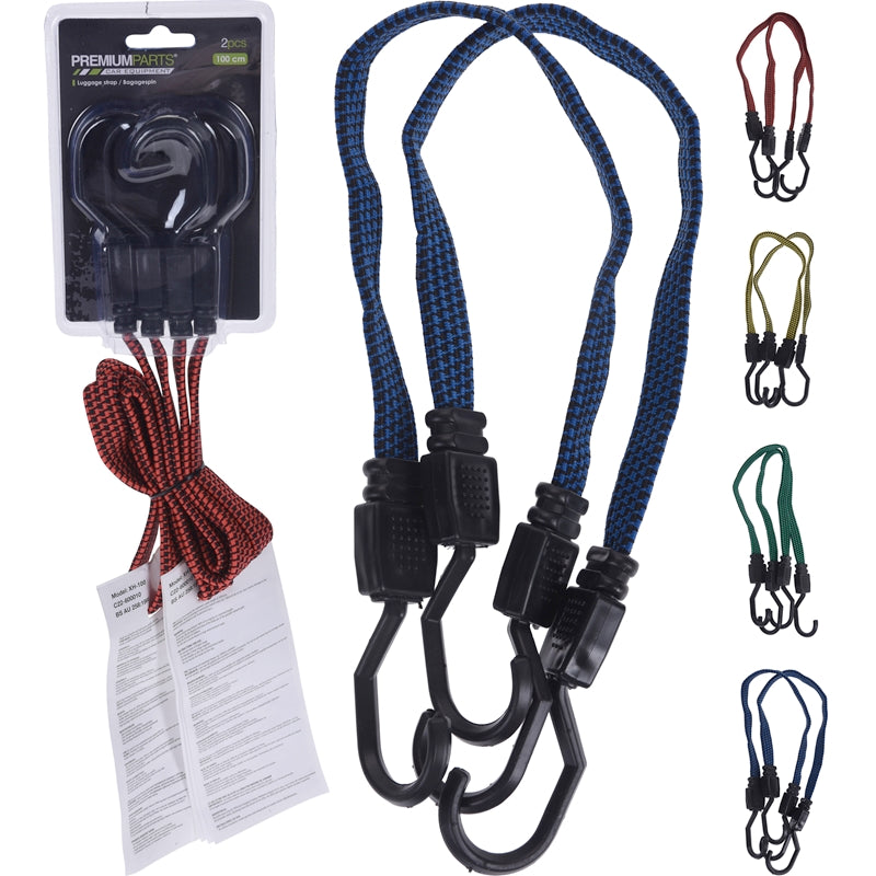 Premiumparts Gepäckspinne 100cm Set bestehend aus 2 Stück