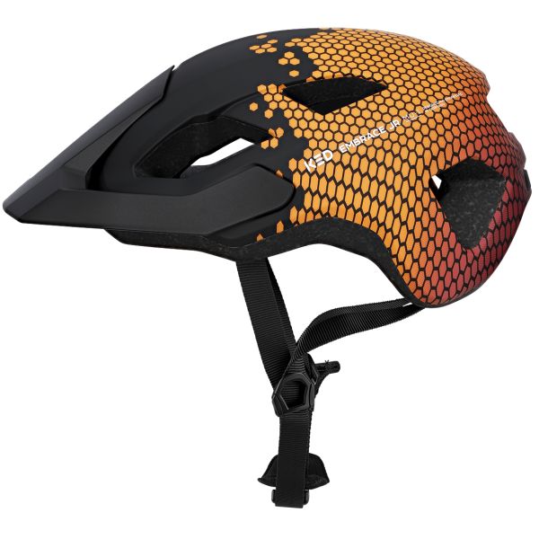 Ked Fahrradhelm Embrace Jr S-M (52–58 cm) – mattschwarzes Burgunderrot
