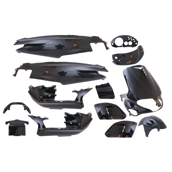 Kantenplatten-Set 15-teilig für Gilera Runner bis Baujahr 08-2005 – Metallic-Schwarz