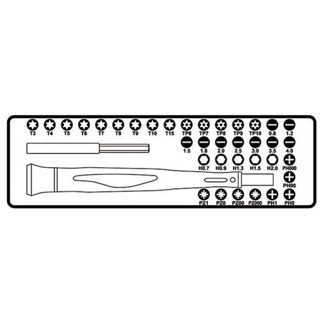 PA0401A Beta -Mikroschraubendreher -Set