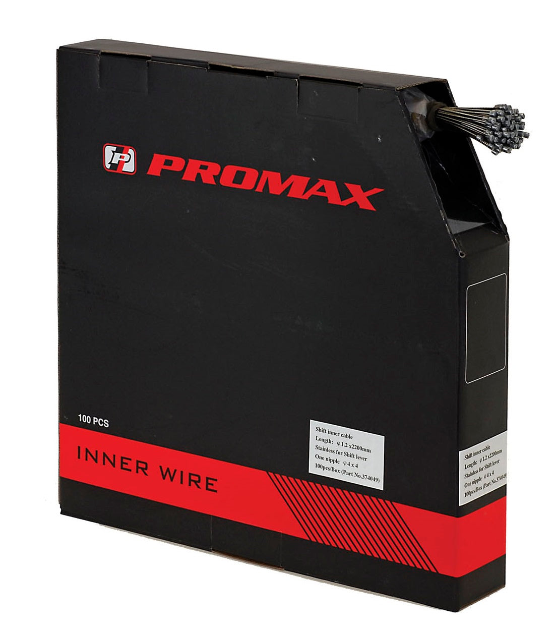 Pro Max Box Innenkabelgetriebe 2200 mm ø1,1 mm Edelstahl pro 100 Stück