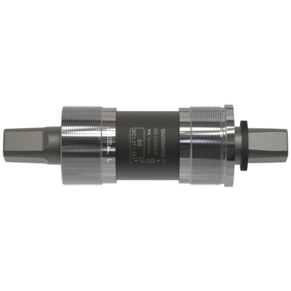 Shimano Vierkant-Tretlager BB-UN300 68 mm 127,5 mm – Kettenschutztyp