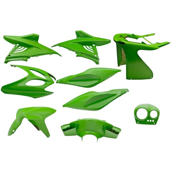 Kantenplattensatz Aerox bis Baujahr. 2014 9-teiliges Kawasaki-Grün