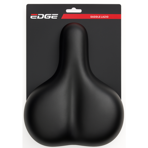 Edge Fahrrad Sattel Lazio - Schwarz