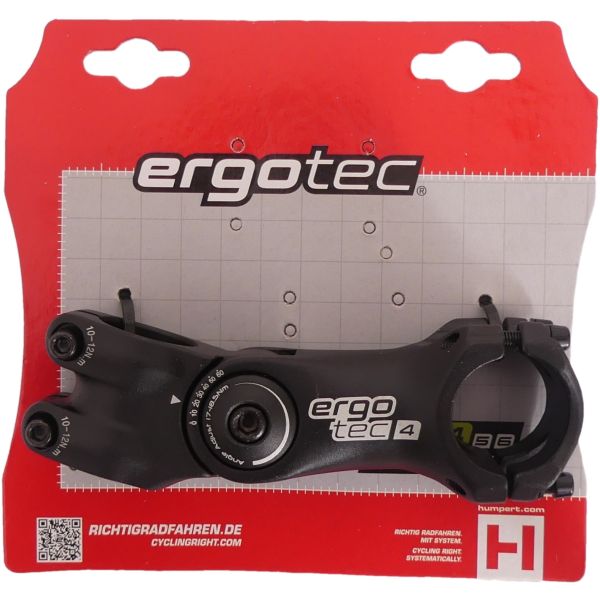 Primär einstellbare Ergotec Octopus 2 A-Head 31.8 Schwarz