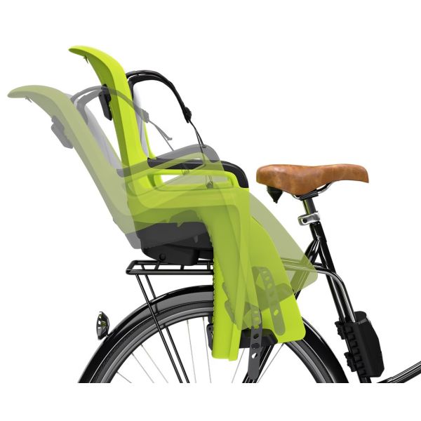 Thule Kindersitz Ride Along 2 hinten für Rahmenmontage – Zen Lime
