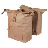 Basil Doppelte Fahrradtasche Brooklyn 41l 14 x 30 x 37 cm – Sand