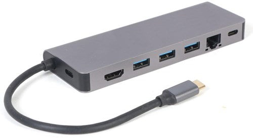Cableexpert USB-C 5-in-1 Multi-Adapter USB-C Dock 5-fach – 9530505